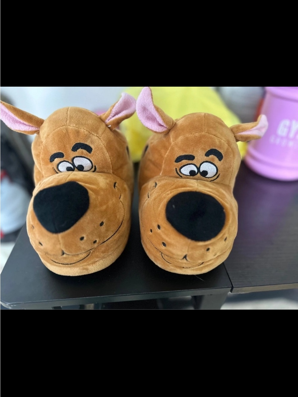 Kids Plush Character Slippers in Tan - Cozy Indoor Slip-Ons